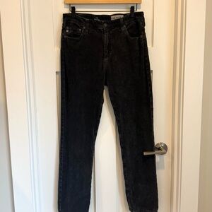 AG Adriano Goldschmied Mari Gray Corduroy Pants Size 29